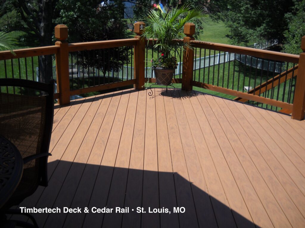 Timbertech Deck, Cedar Rail